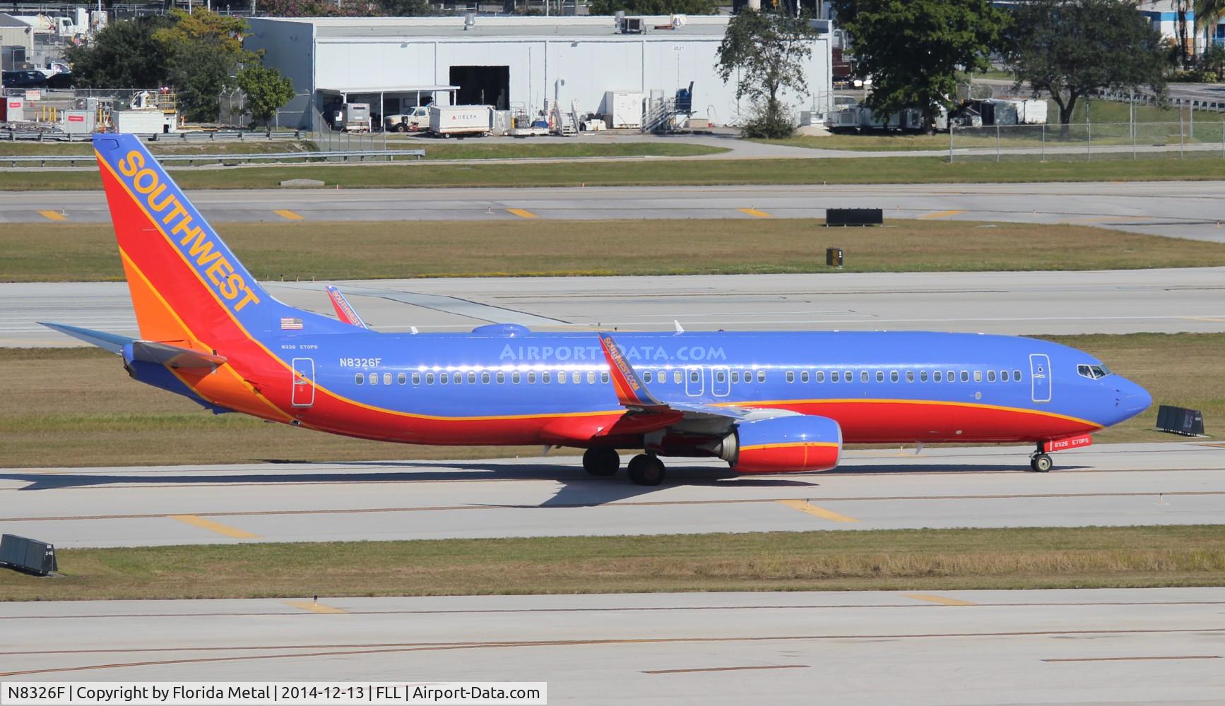 N8326F, 2012 Boeing 737-8H4 C/N 35969, Southwest