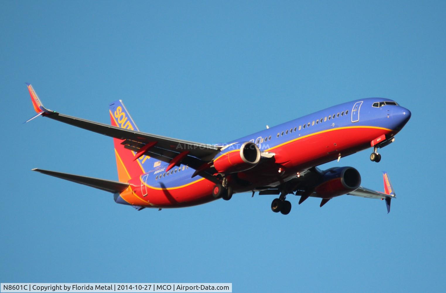 N8601C, 2012 Boeing 737-8H4 C/N 38874, Southwest