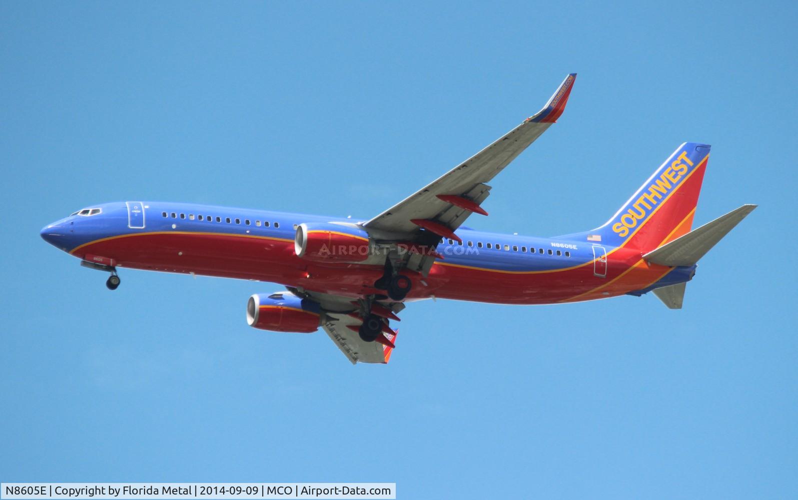 N8605E, 2012 Boeing 737-8H4 C/N 36891, Southwest