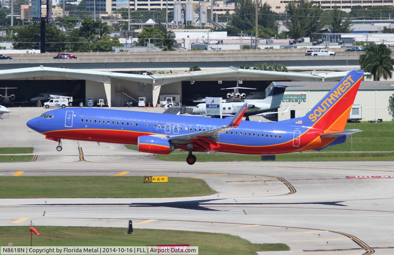 N8618N, 2013 Boeing 737-8H4 C/N 36915, Southwest