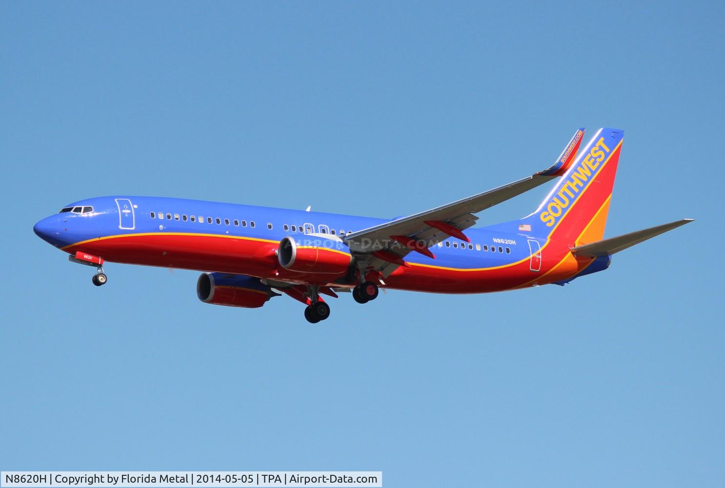 N8620H, 2013 Boeing 737-8H4 C/N 42526, Southwest