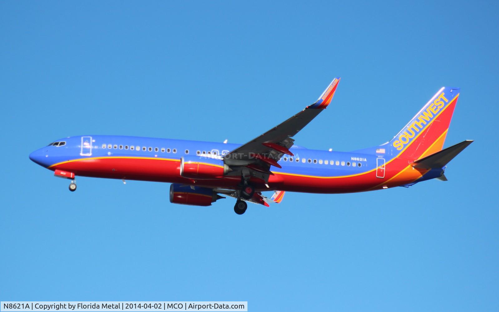 N8621A, 2013 Boeing 737-8H4 C/N 36917, Southwest