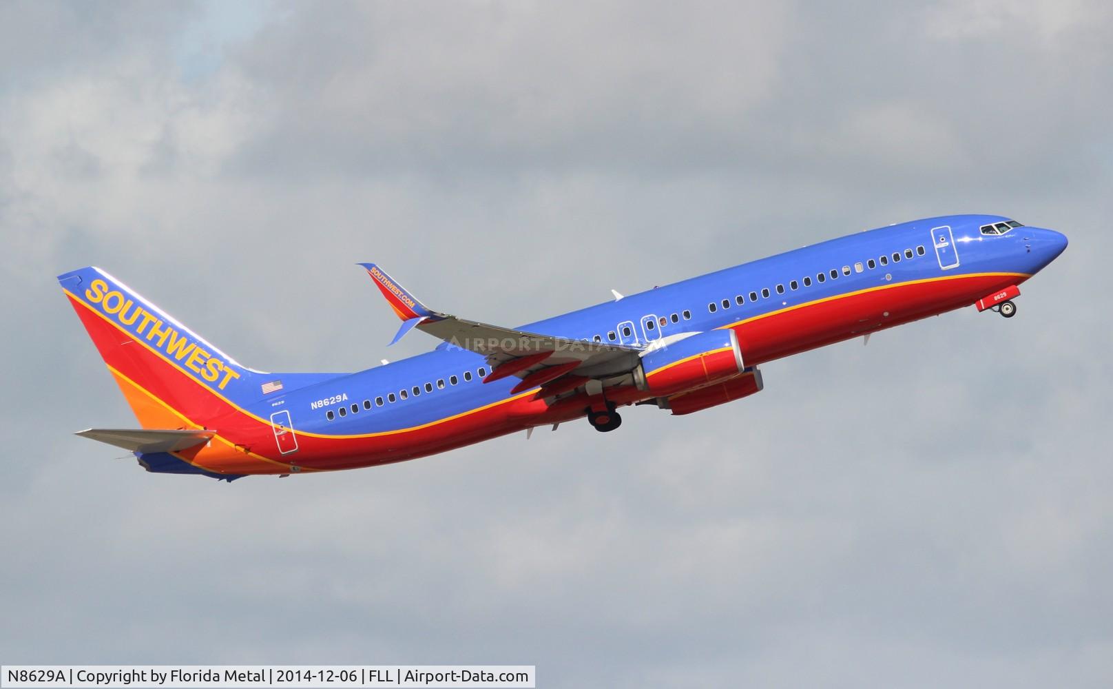 N8629A, 2014 Boeing 737-8H4 C/N 36897, Southwest