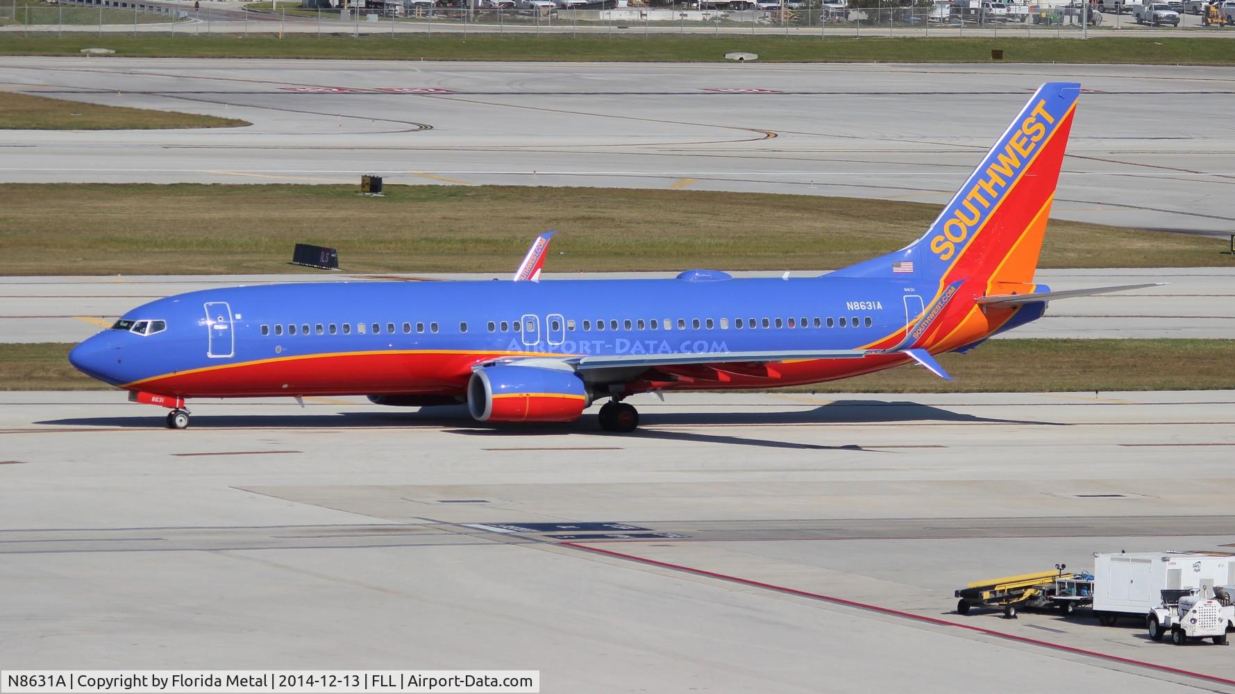N8631A, 2014 Boeing 737-8H4 C/N 42385, Southwest
