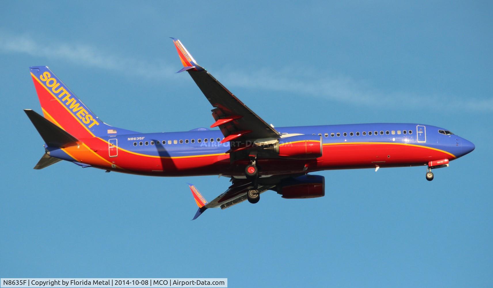 N8635F, 2014 Boeing 737-8H4 C/N 60083, Southwest