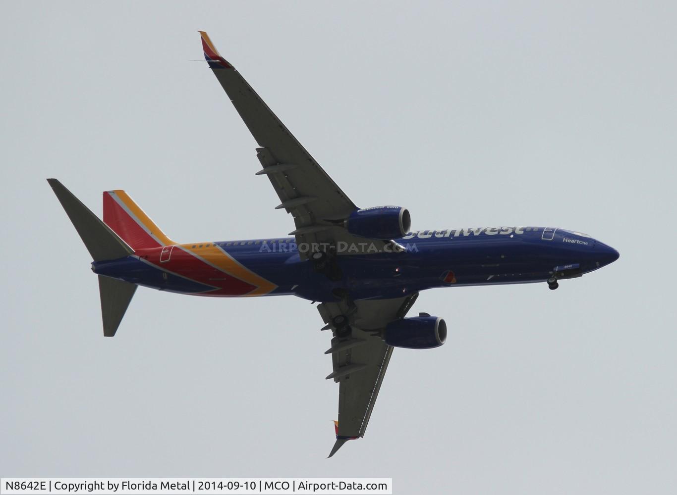 N8642E, 2014 Boeing 737-8H4 C/N 42525, Southwest