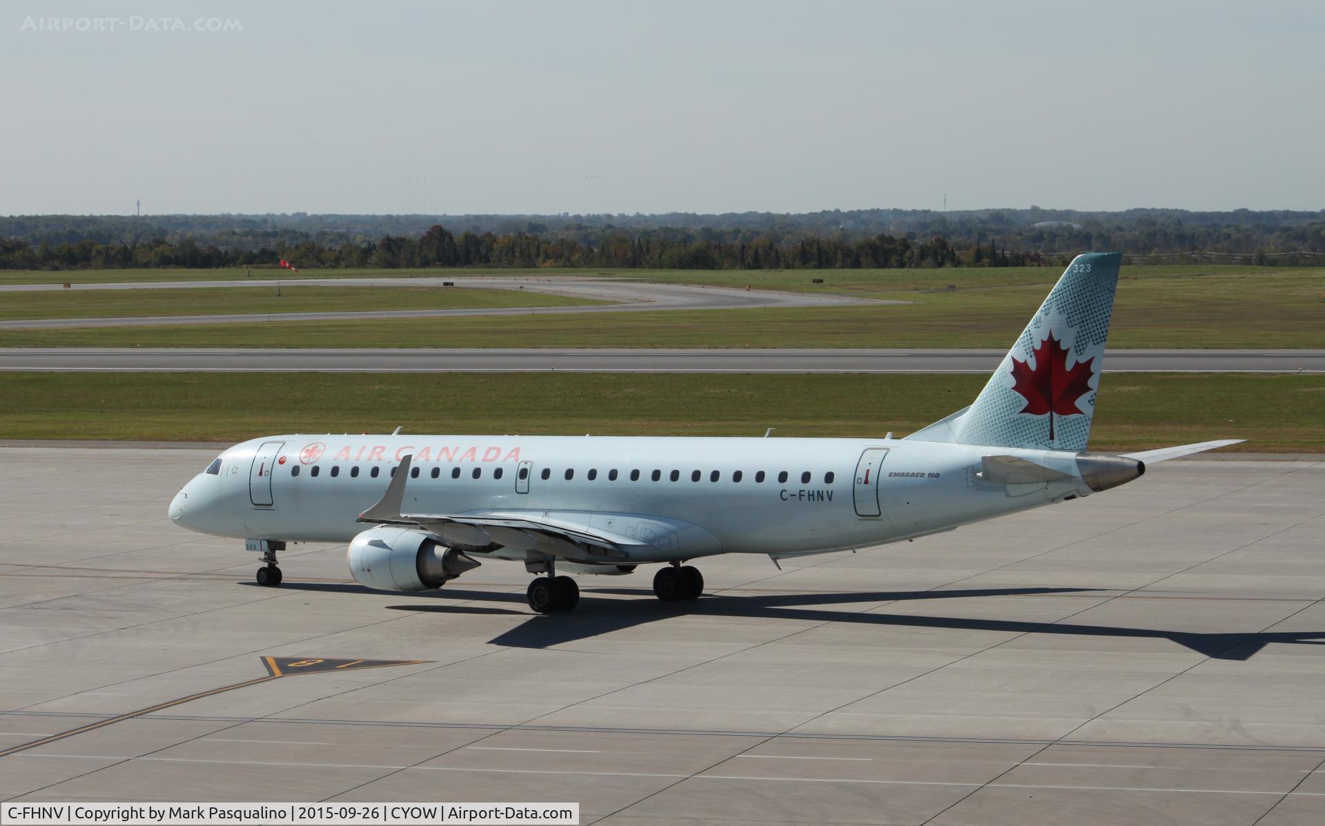 C-FHNV, 2007 Embraer 190AR (ERJ-190-100IGW) C/N 19000075, ERJ 190-100 IGW