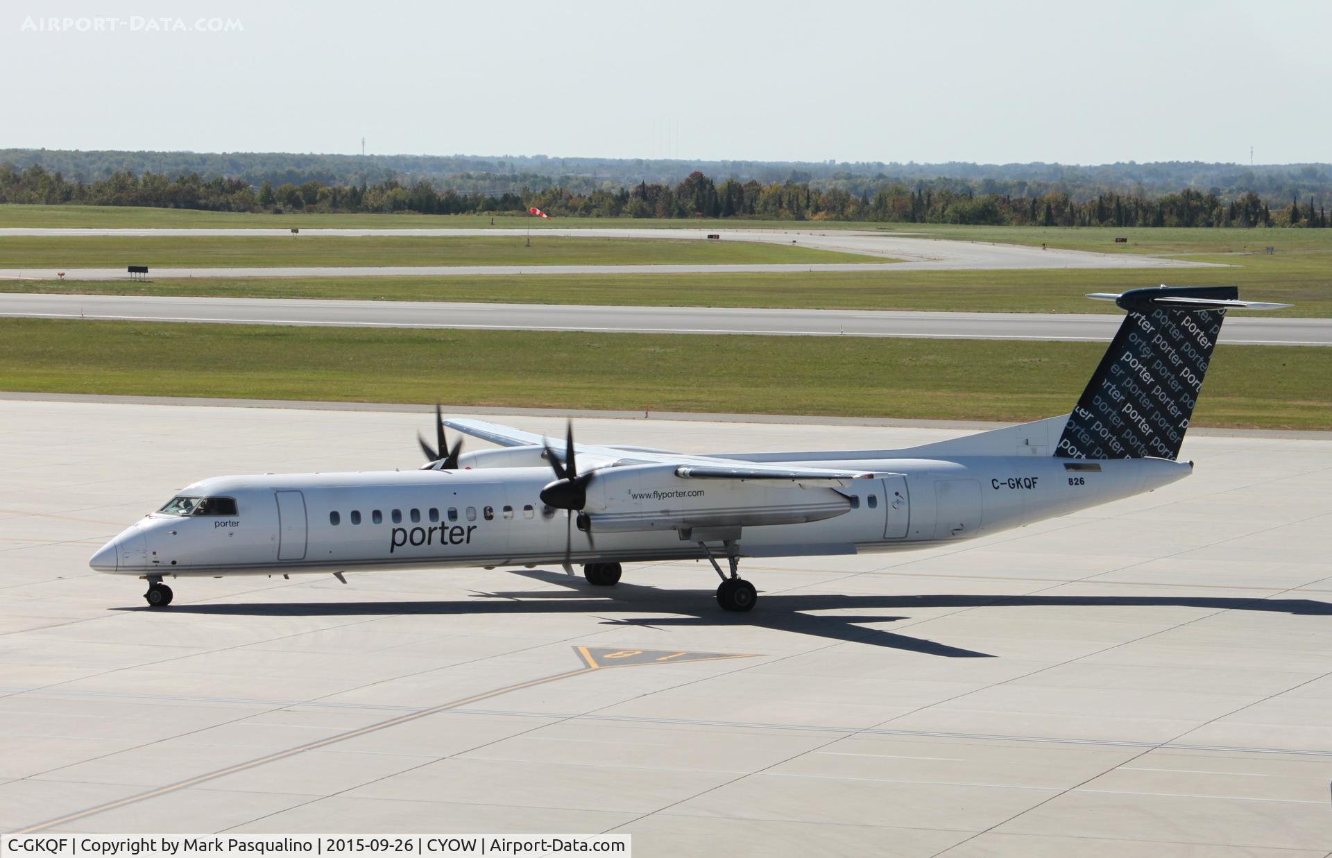 C-GKQF, 2011 De Havilland Canada DHC-8-402Q Dash 8 C/N 4391, DHC-8-402