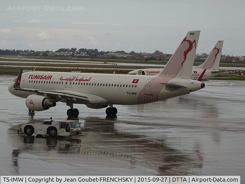 TS-IMW, 2014 Airbus A320-214 C/N 6338, TU756 departure to Milan (MXP)