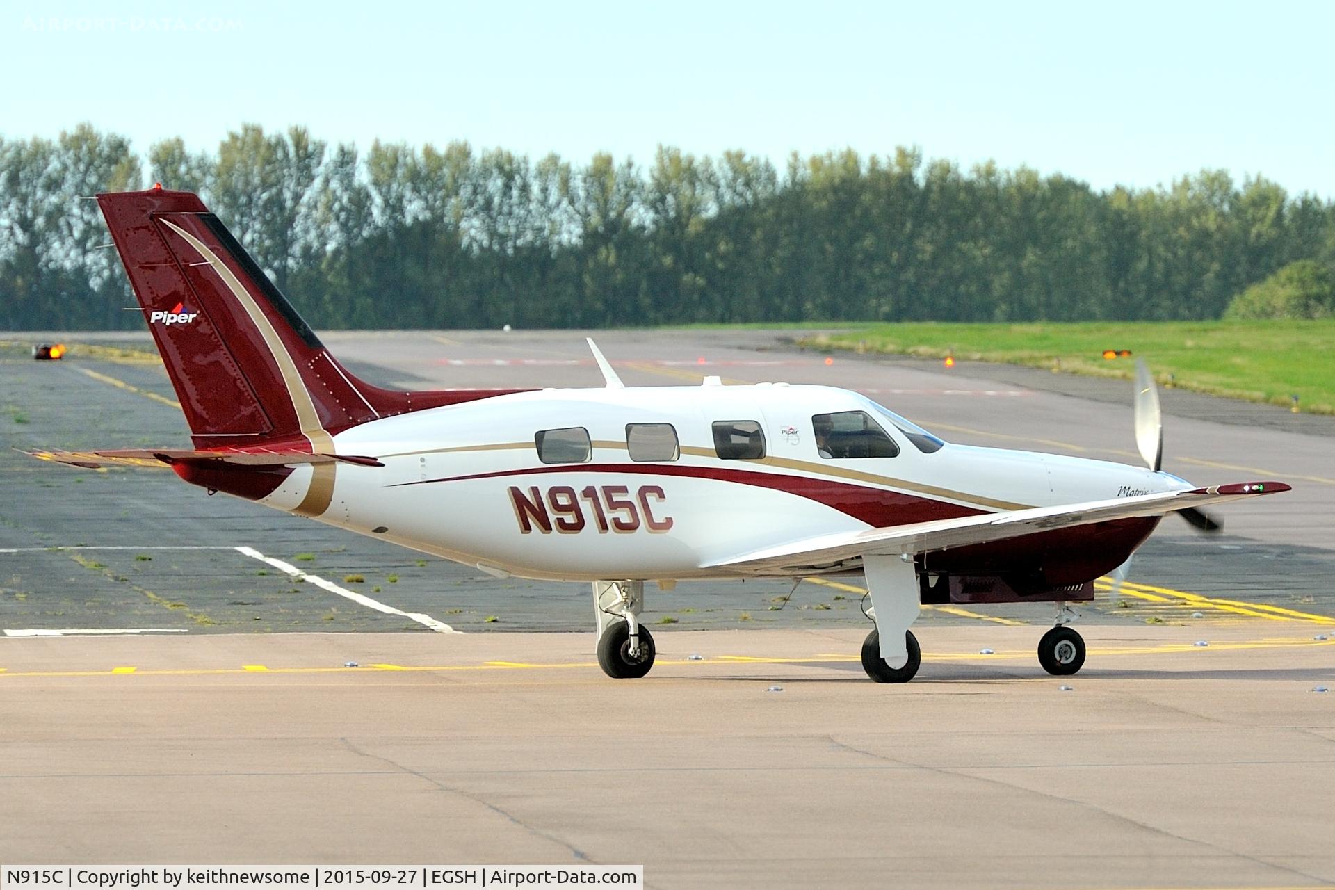 N915C, 2014 Piper PA-46R-350T Malibu Matrix Malibu Matrix C/N 4692182, Nice visitor.