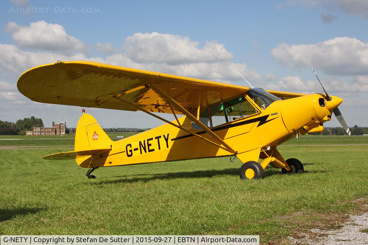G-NETY, 1994 Piper PA-18-150 Super Cub C/N 1809108, At Goetsenhoven.