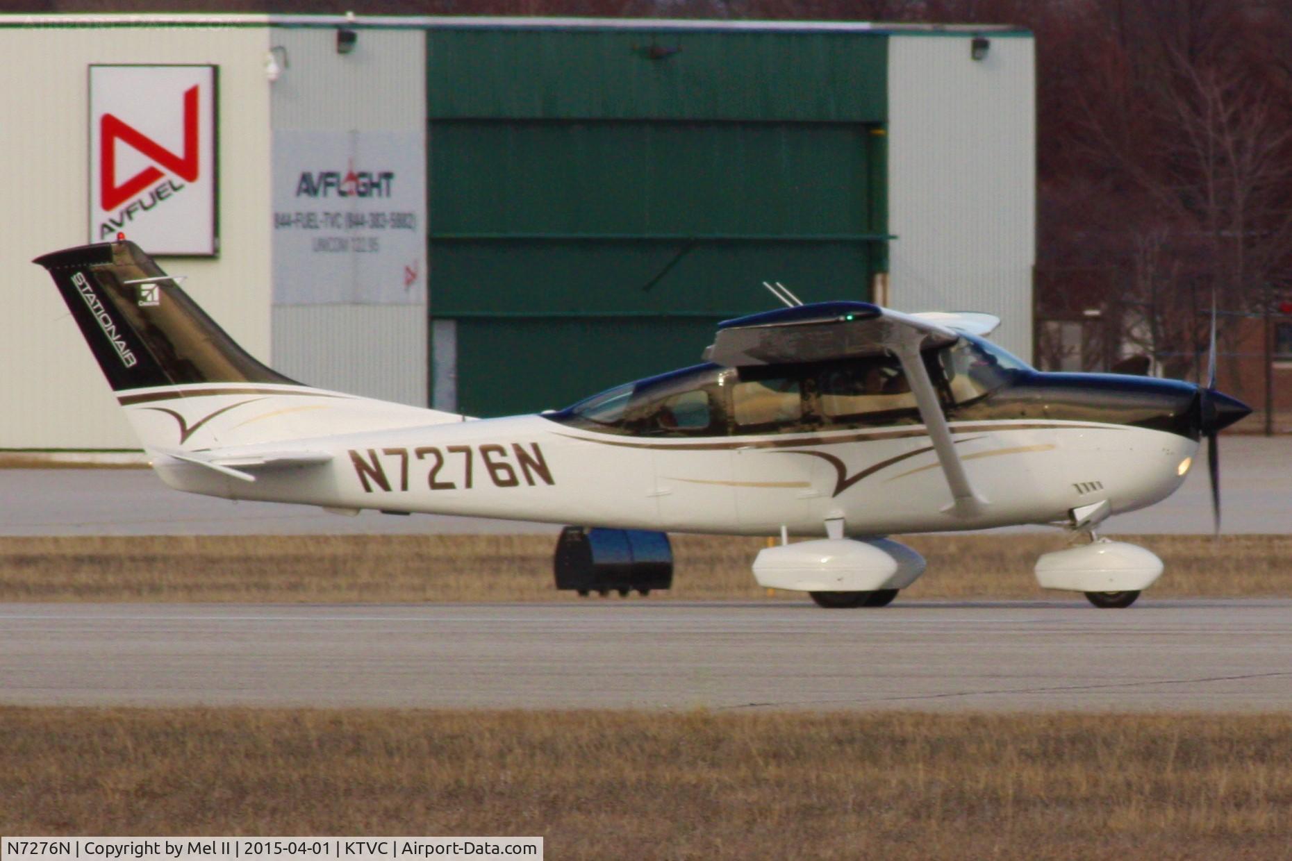 N7276N, 1976 Cessna U206G Stationair C/N U20603597, Landing RWY 18