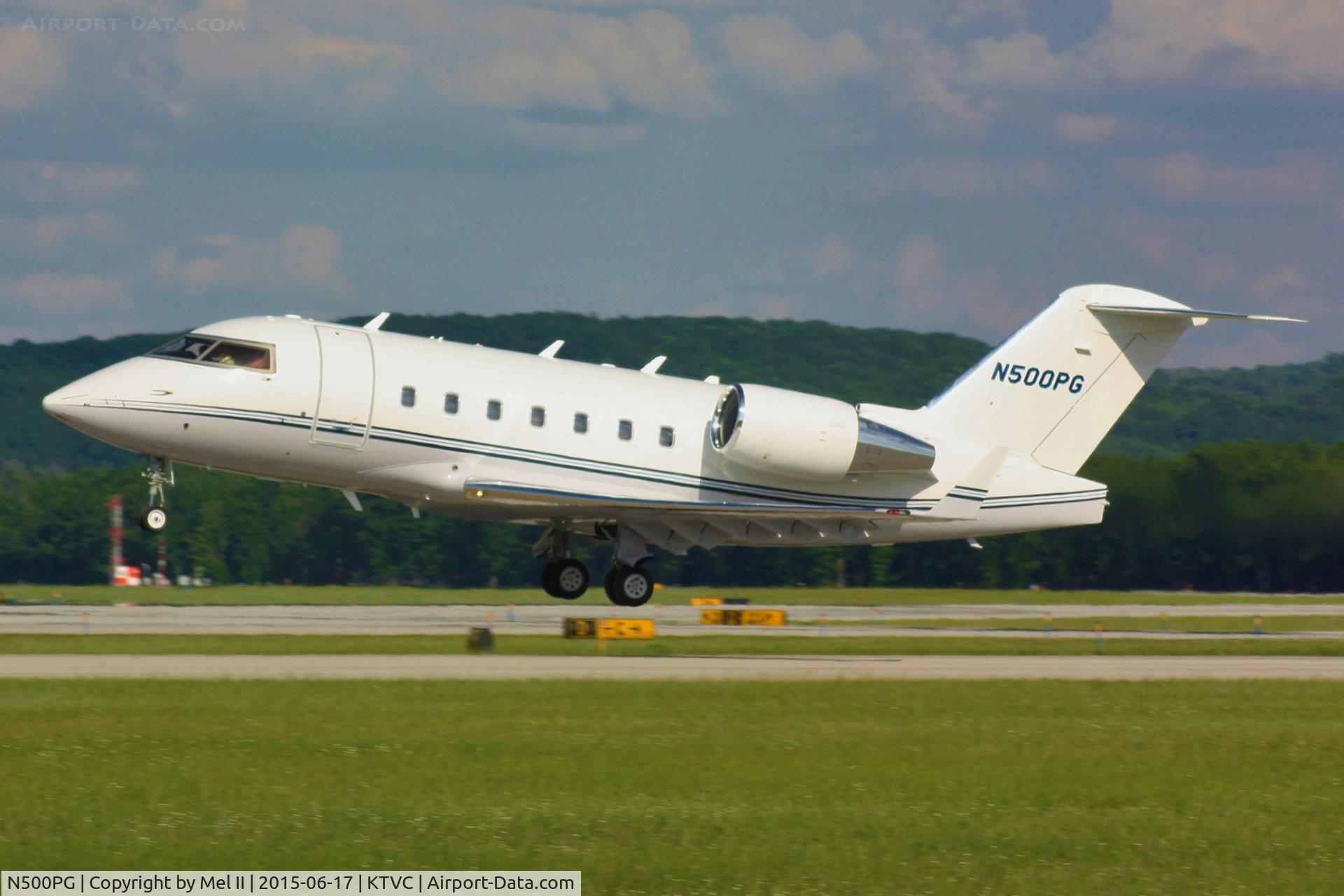N500PG, 2006 Bombardier Challenger 604 (CL-600-2B16) C/N 5663, Departing RWY 36