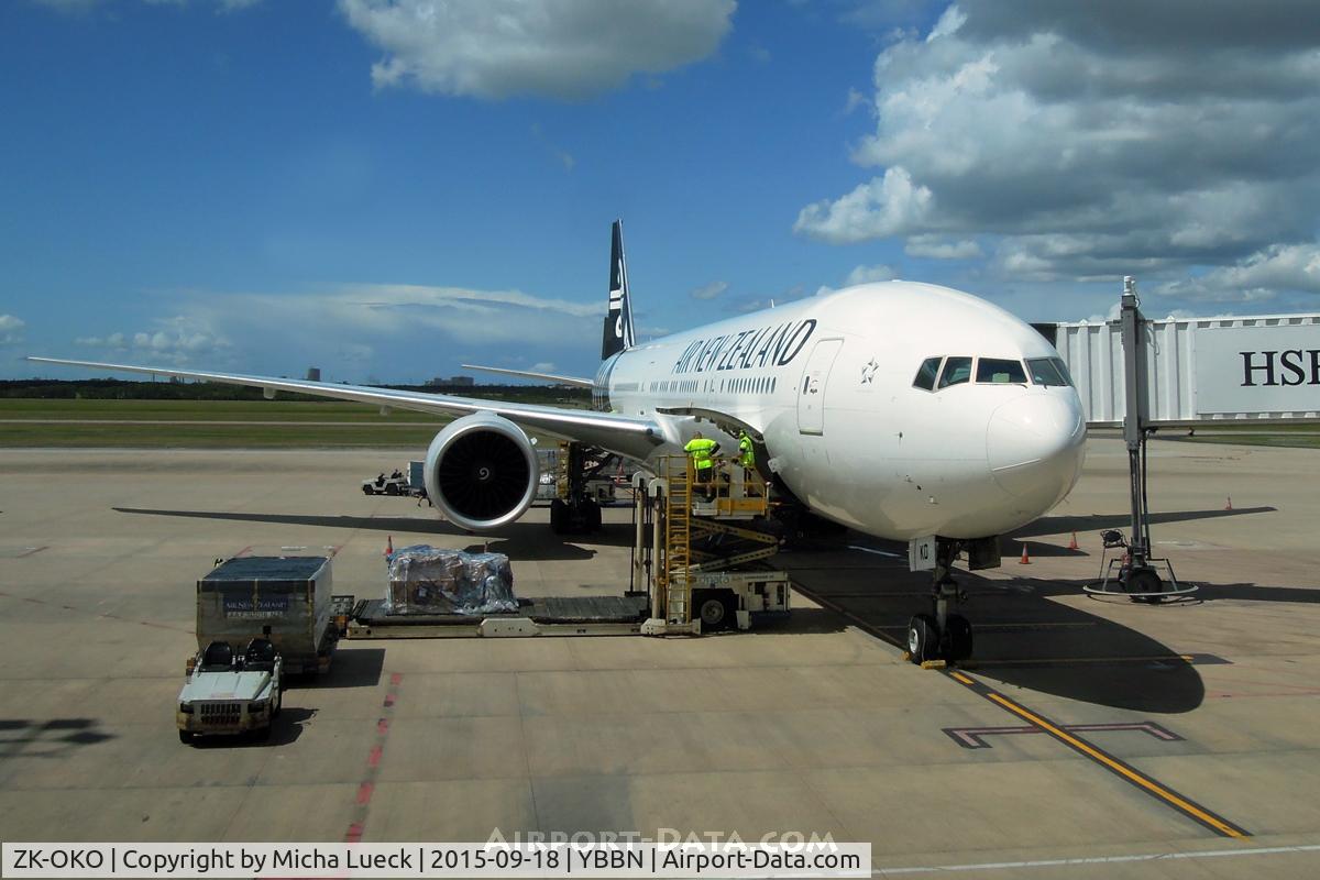 ZK-OKO, 2011 Boeing 777-306/ER C/N 38407, At Brisbane