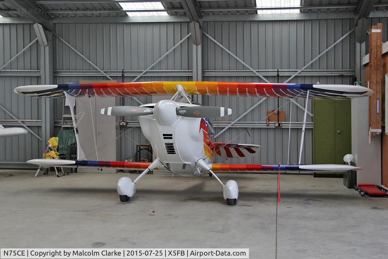 N75CE, 1991 Christen Eagle II C/N GA0032, The resident Christen Eagle II, Fishburn Airfield, July 25th 2015.