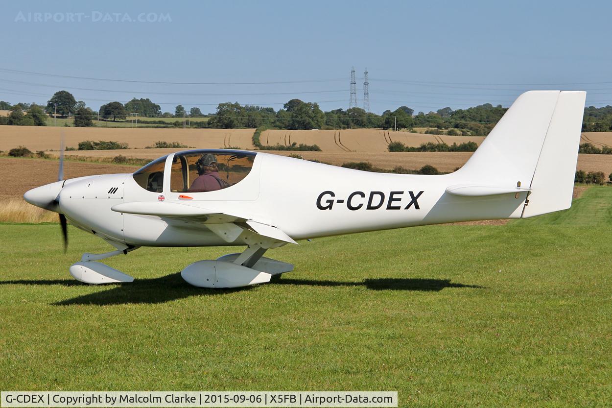 G-CDEX, 2004 Europa Tri Gear C/N PFA 247-12507, Europa Tri Gear, Fishburn Airfield, September 6th 2015.