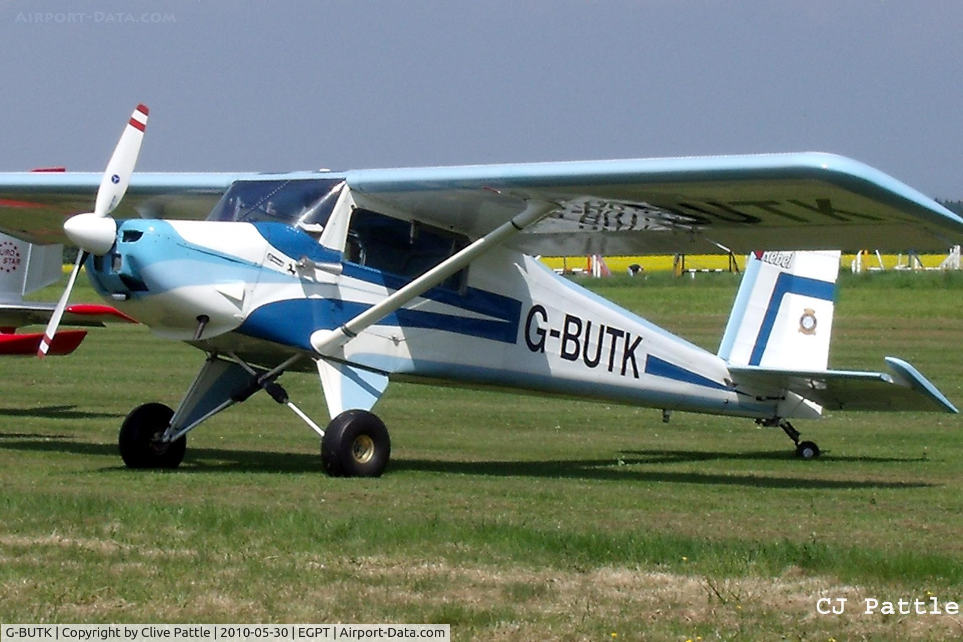 G-BUTK, 1993 Murphy Rebel C/N PFA 232-12091, On display in the static park during the Heart of Scotland Airshow held at Perth (Scone) airfield EGPT