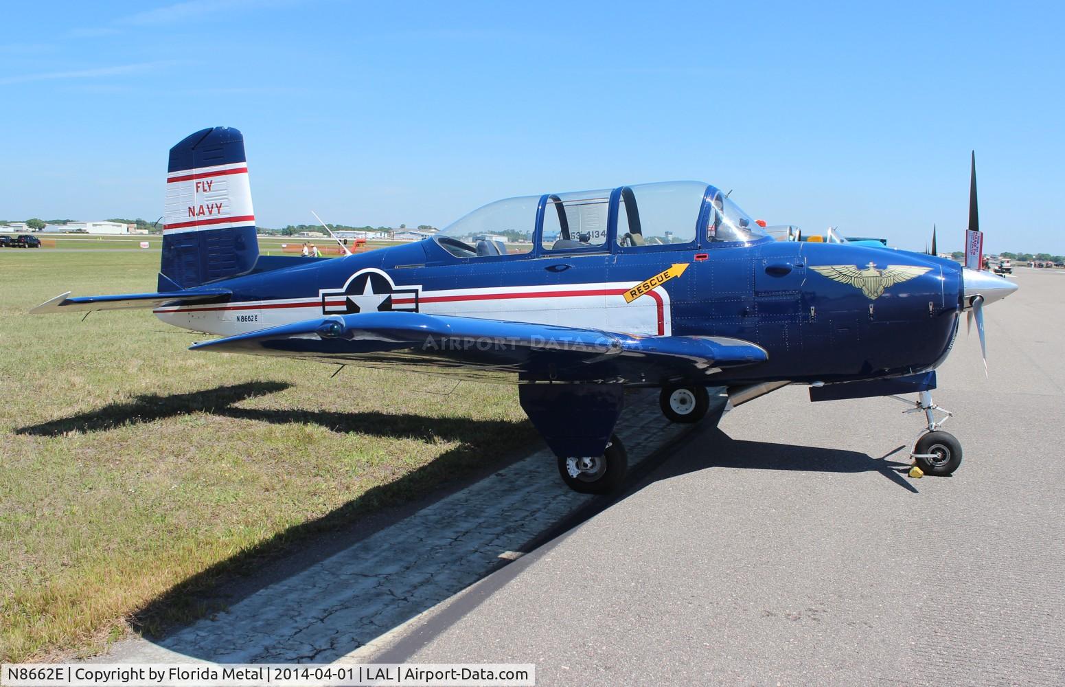 N8662E, 1955 Beech D-45 Mentor C/N BG-33, T-34 Mentor