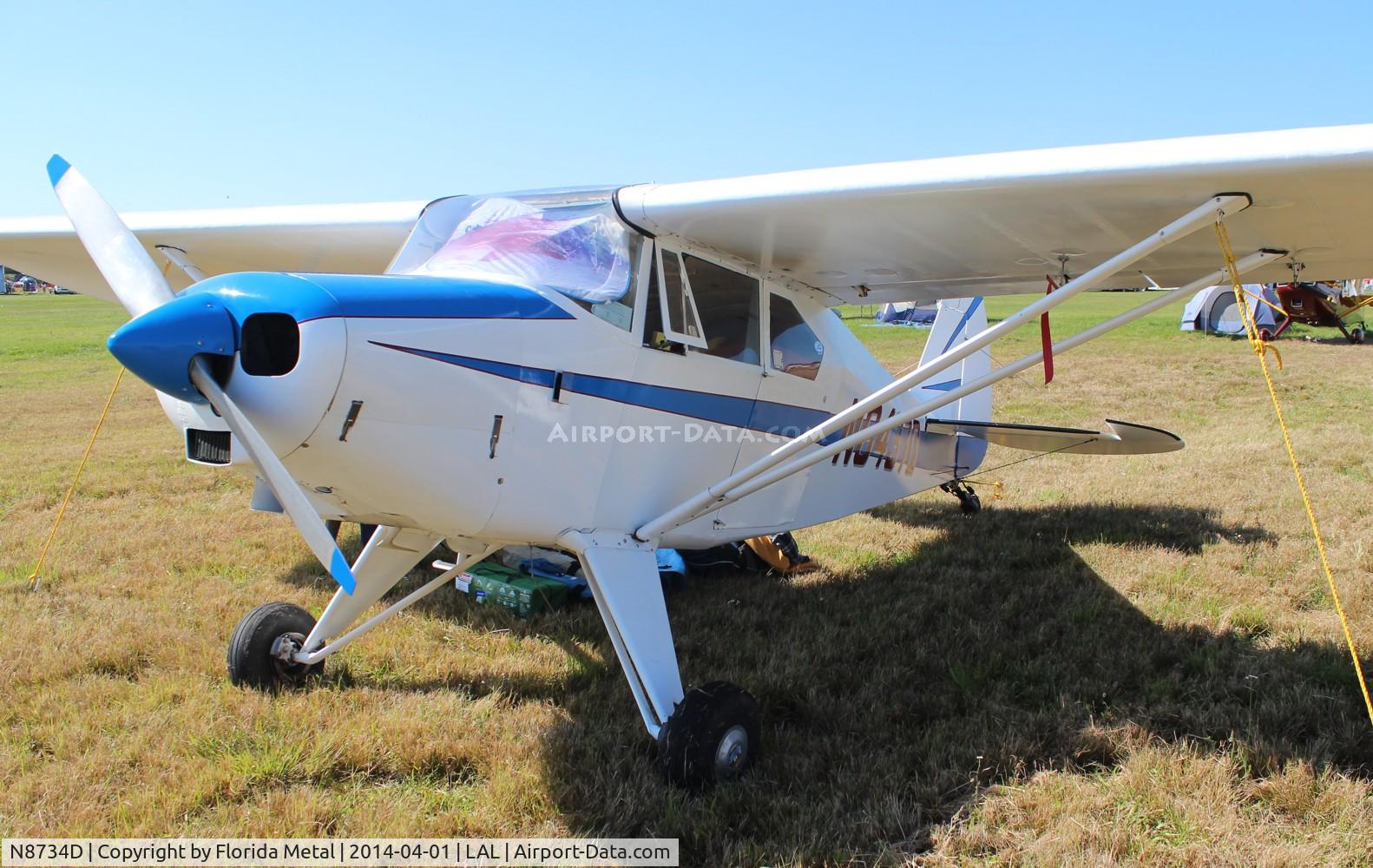 N8734D, 1958 Piper PA-22-160 Tri Pacer C/N 22-5915, Piper PA-22-160