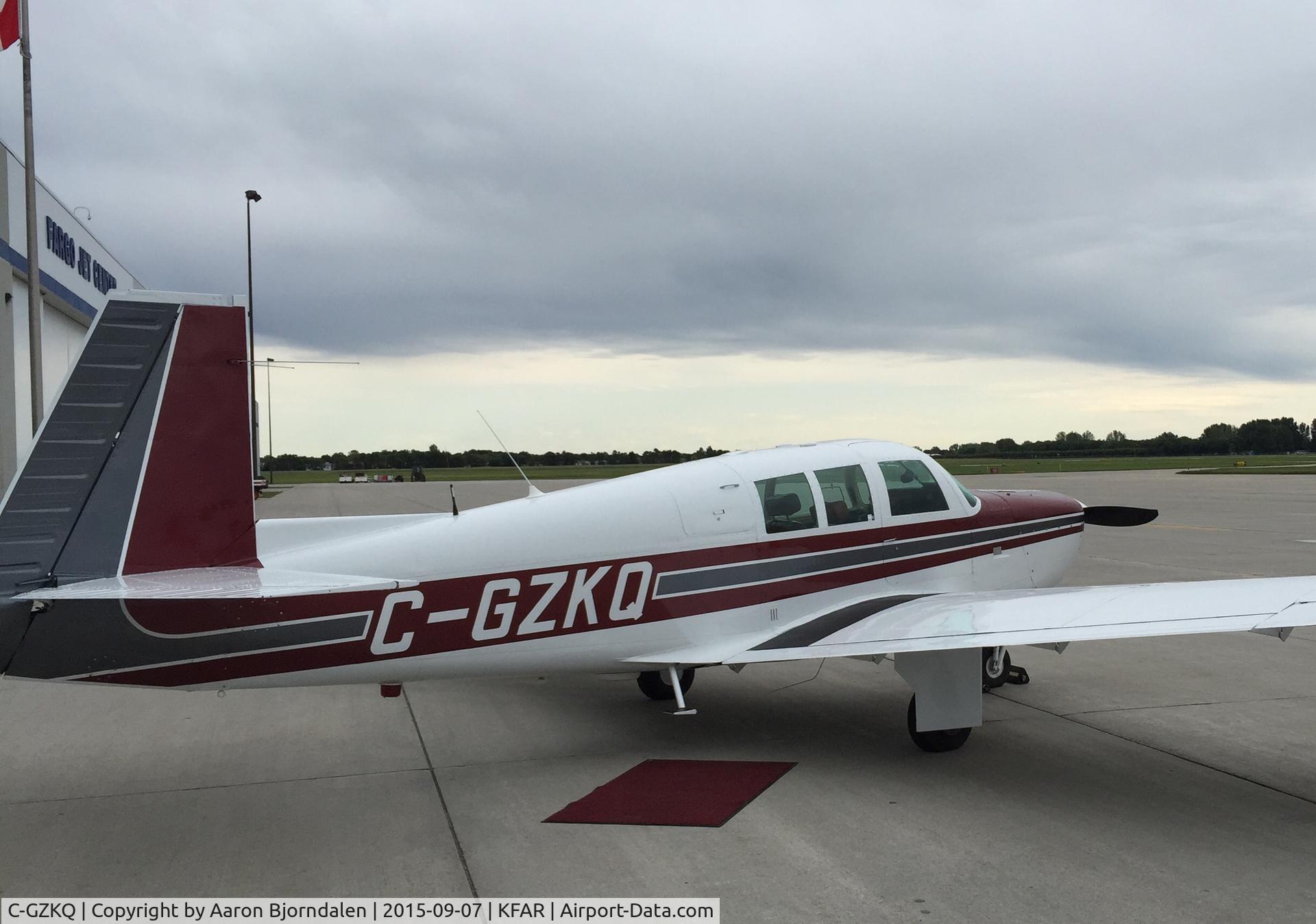 C-GZKQ, 1968 Mooney M-20G Statesman C/N 680164, C-GZKQ on the ramp at 