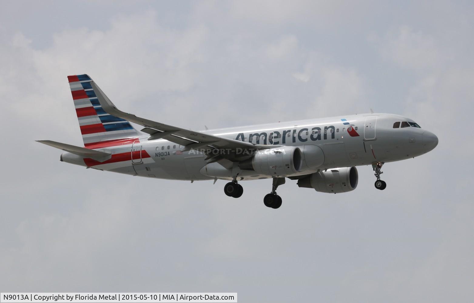 N9013A, 2013 Airbus A319-115 C/N 5827, American