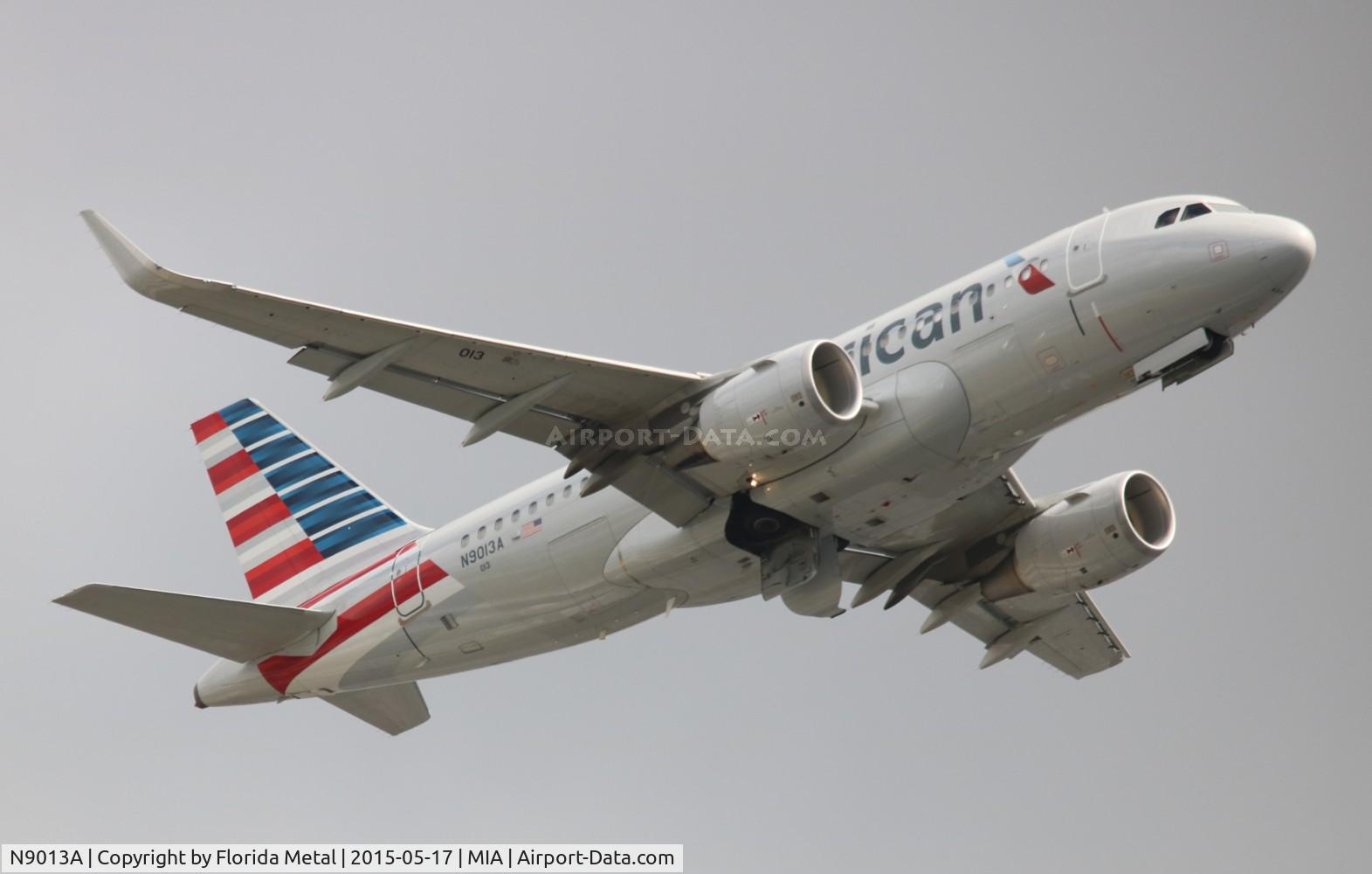 N9013A, 2013 Airbus A319-115 C/N 5827, American