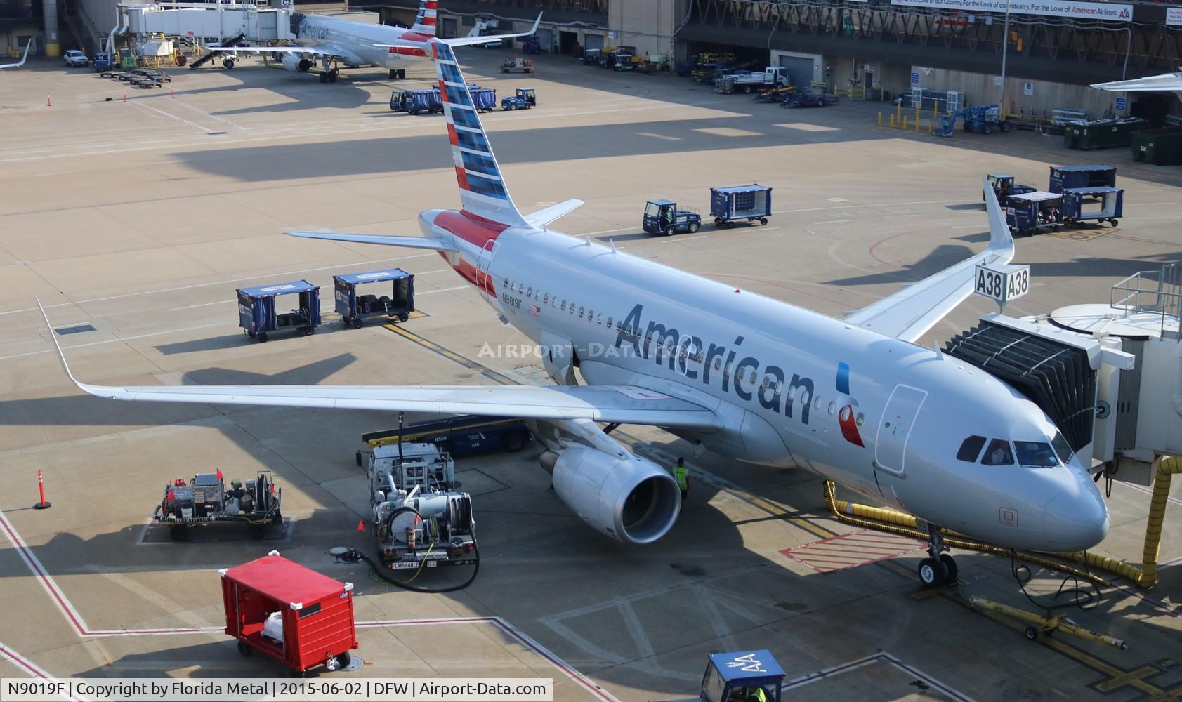 N9019F, 2014 Airbus A319-115 C/N 6154, American