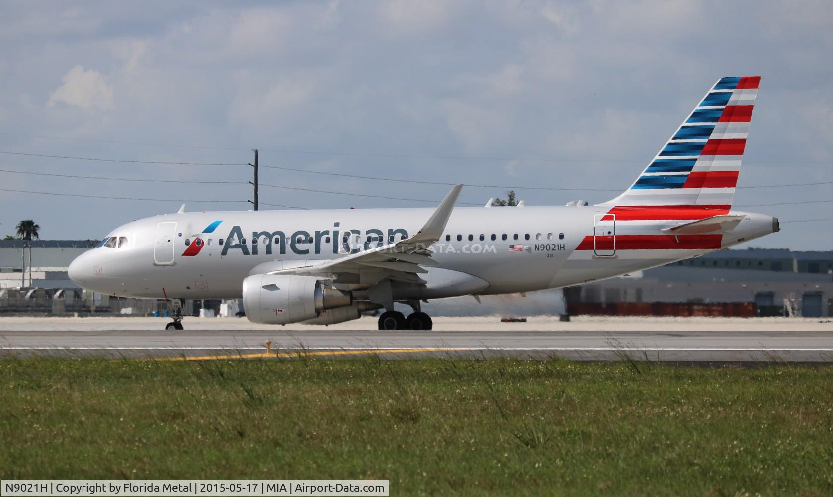 N9021H, 2014 Airbus A319-112 C/N 6277, American