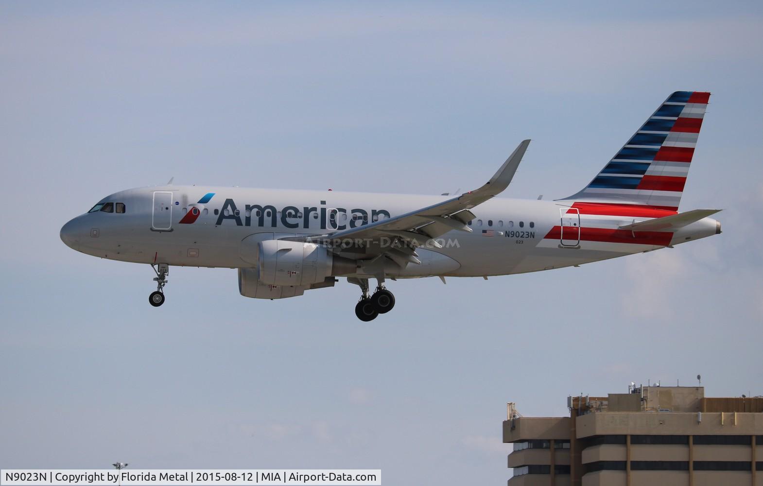 N9023N, 2014 Airbus A319-115 C/N 6349, American