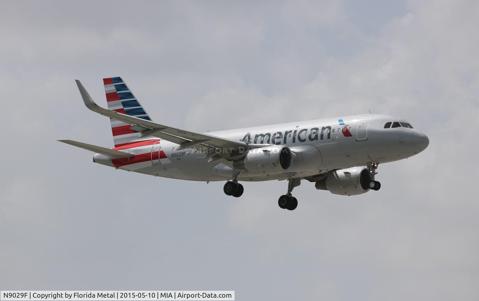 N9029F, 2015 Airbus A319-115 C/N 6491, American