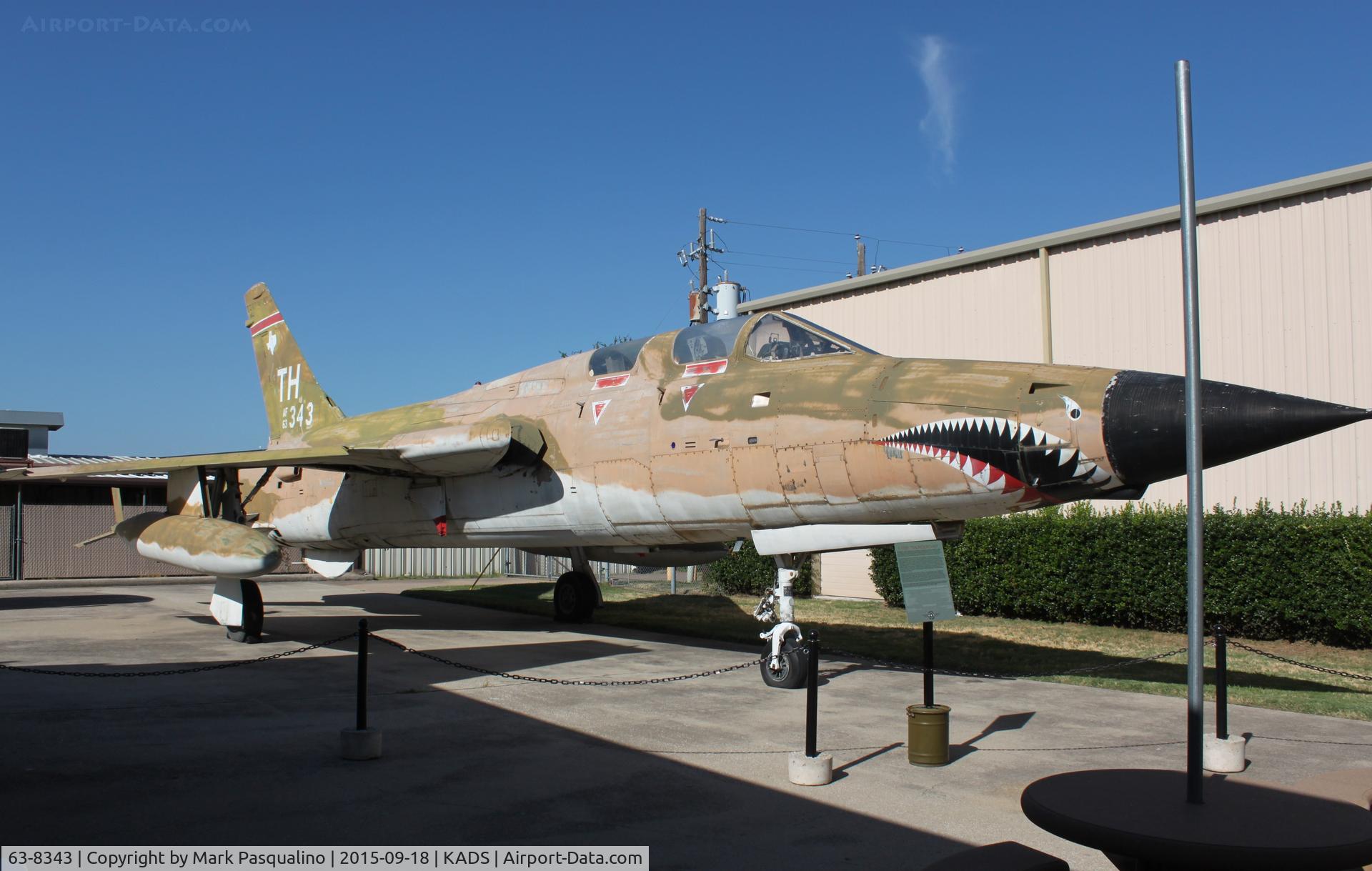 63-8343, 1962 Republic F-105F-1-RE Thunderchief C/N F120, Republic F-105F