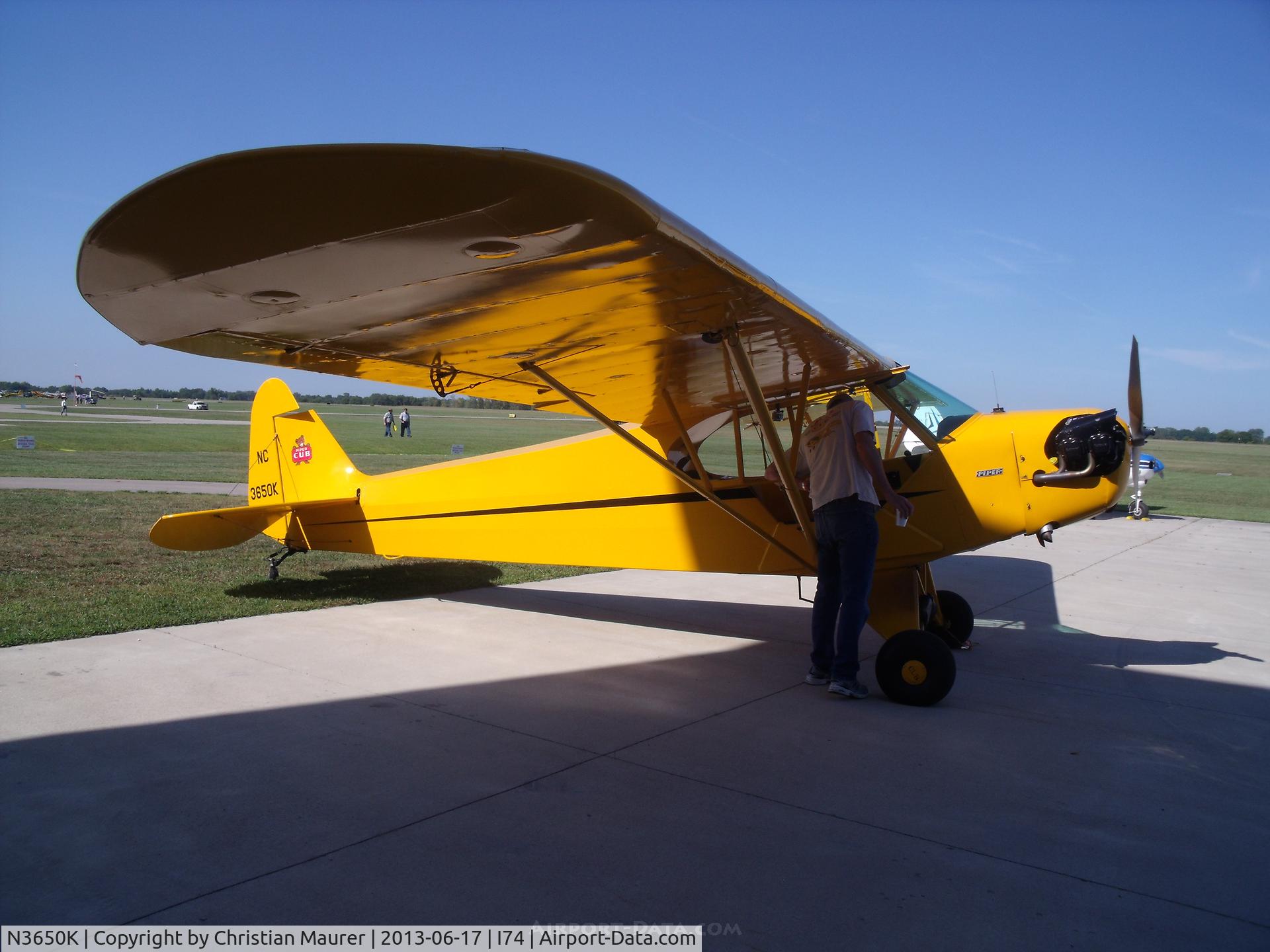 N3650K, 1946 Piper J3C-65 Cub C/N 22344, Beautiful J3C-65 Cub