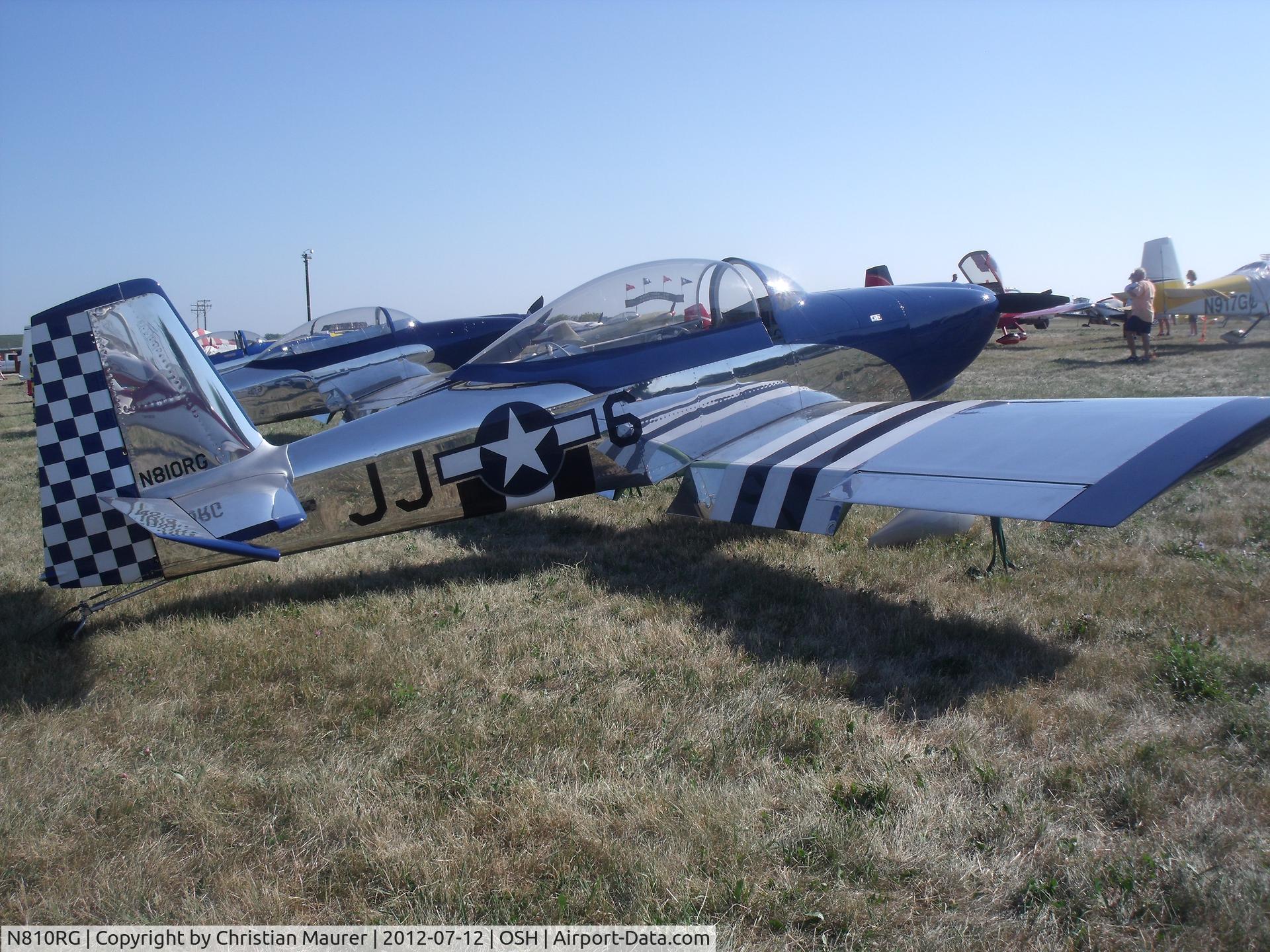 N810RG, 2007 Vans RV-8 C/N 81961, Vans RV-8