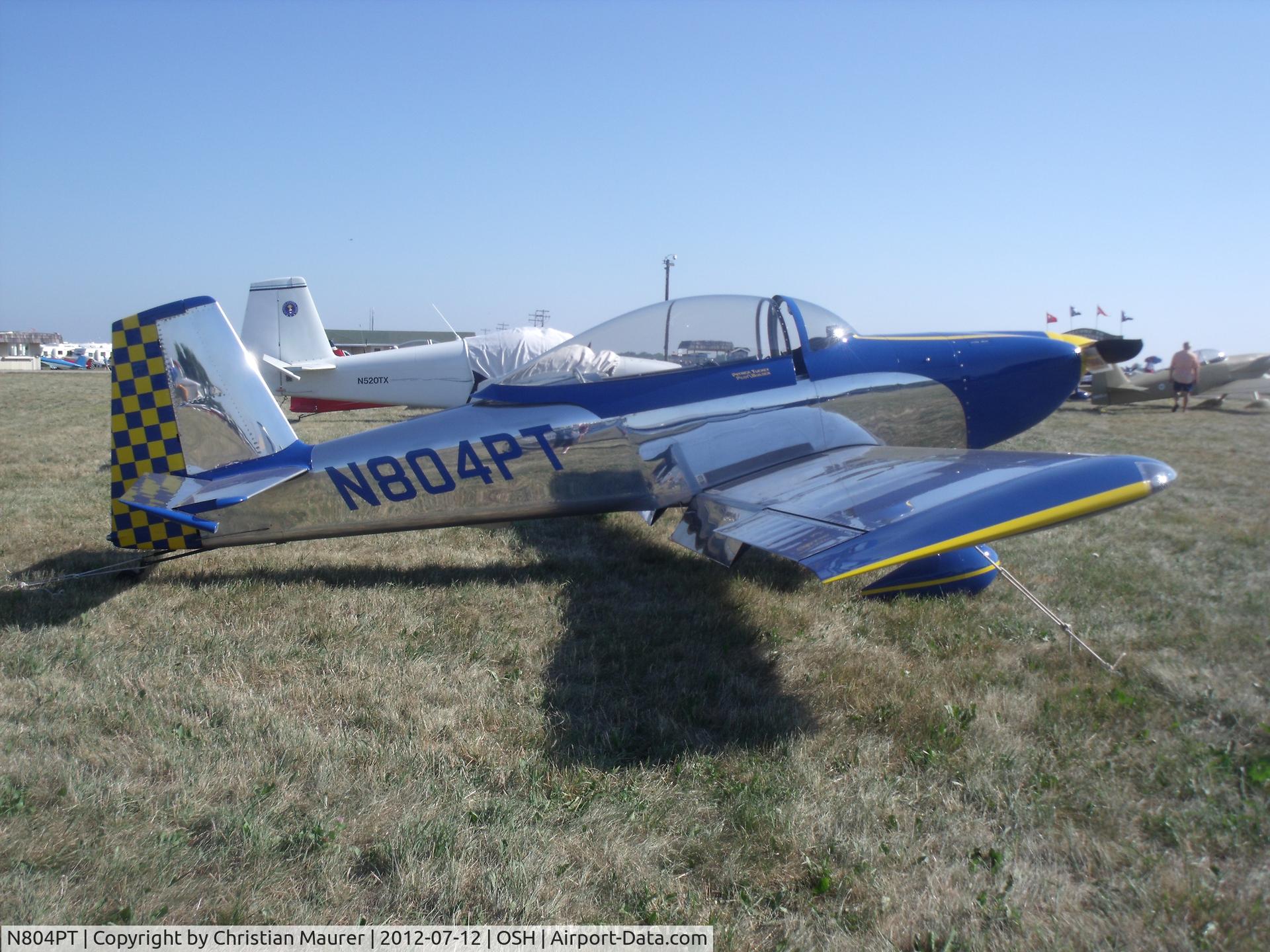 N804PT, 2007 Vans RV-8 C/N 82265, Vans RV-8