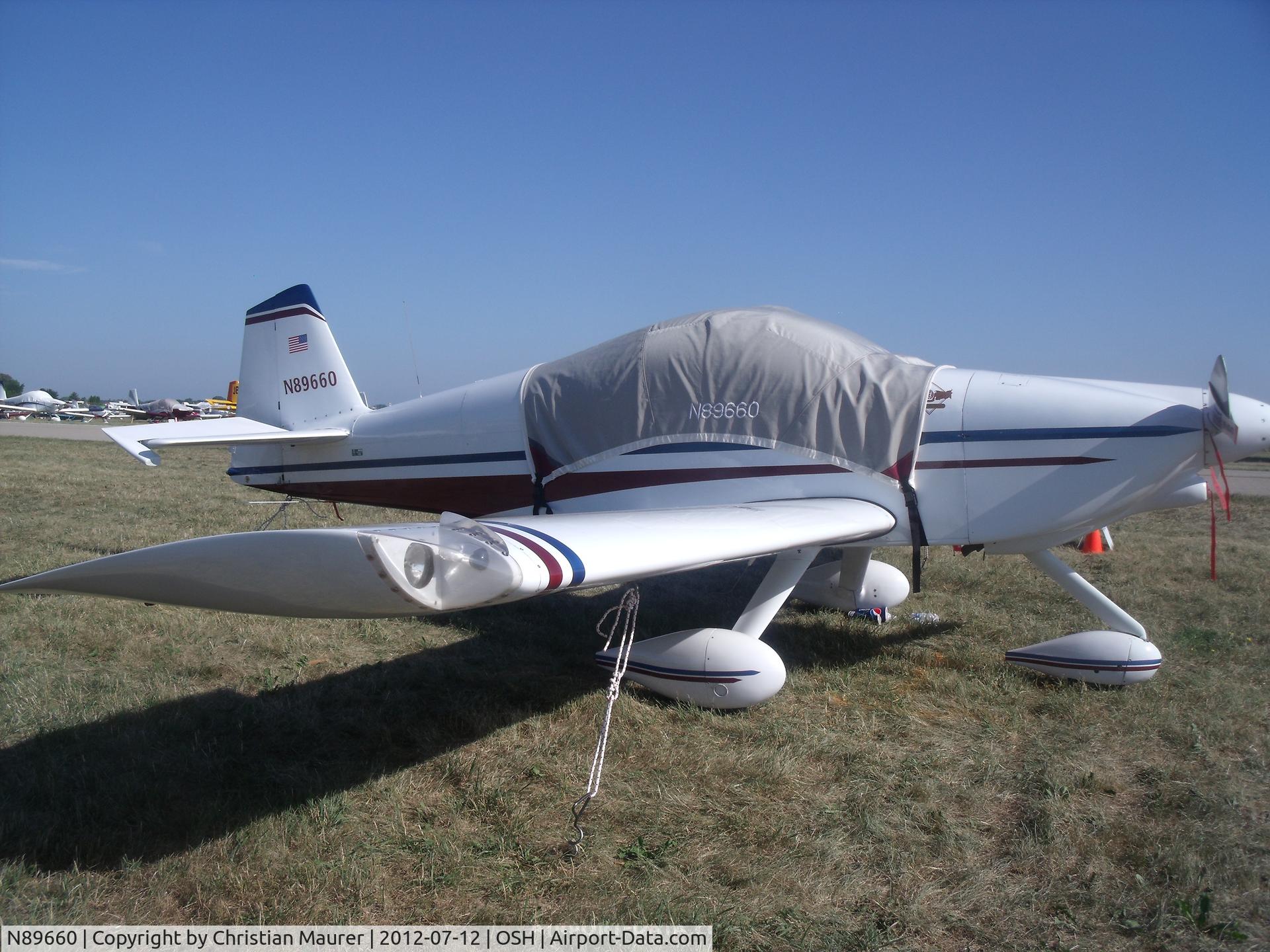 N89660, 1998 Vans RV-6A C/N 24618, RV-6 A