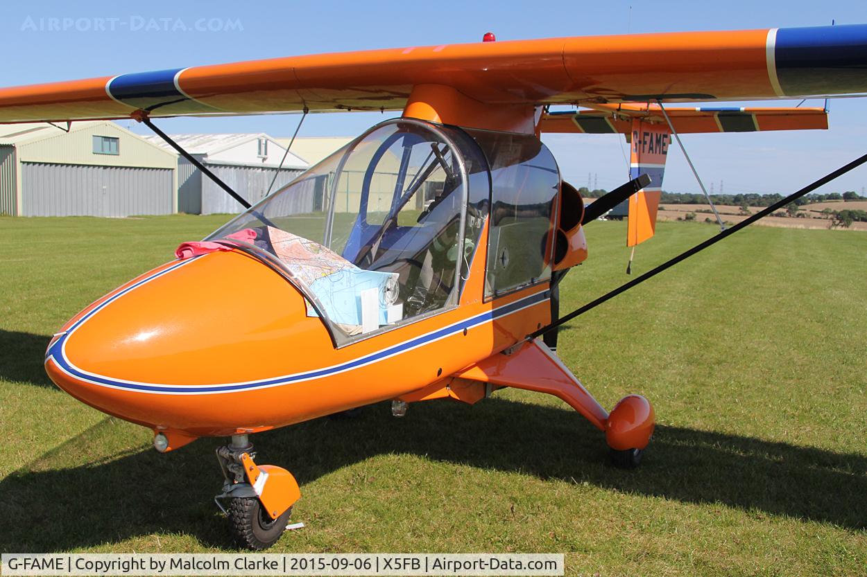 G-FAME, 1997 CFM Starstreak Shadow SA-II C/N PFA 206A-12973, CFM Starstreak Shadow SA-II at Fishburn Airfield September 6th 2015.
