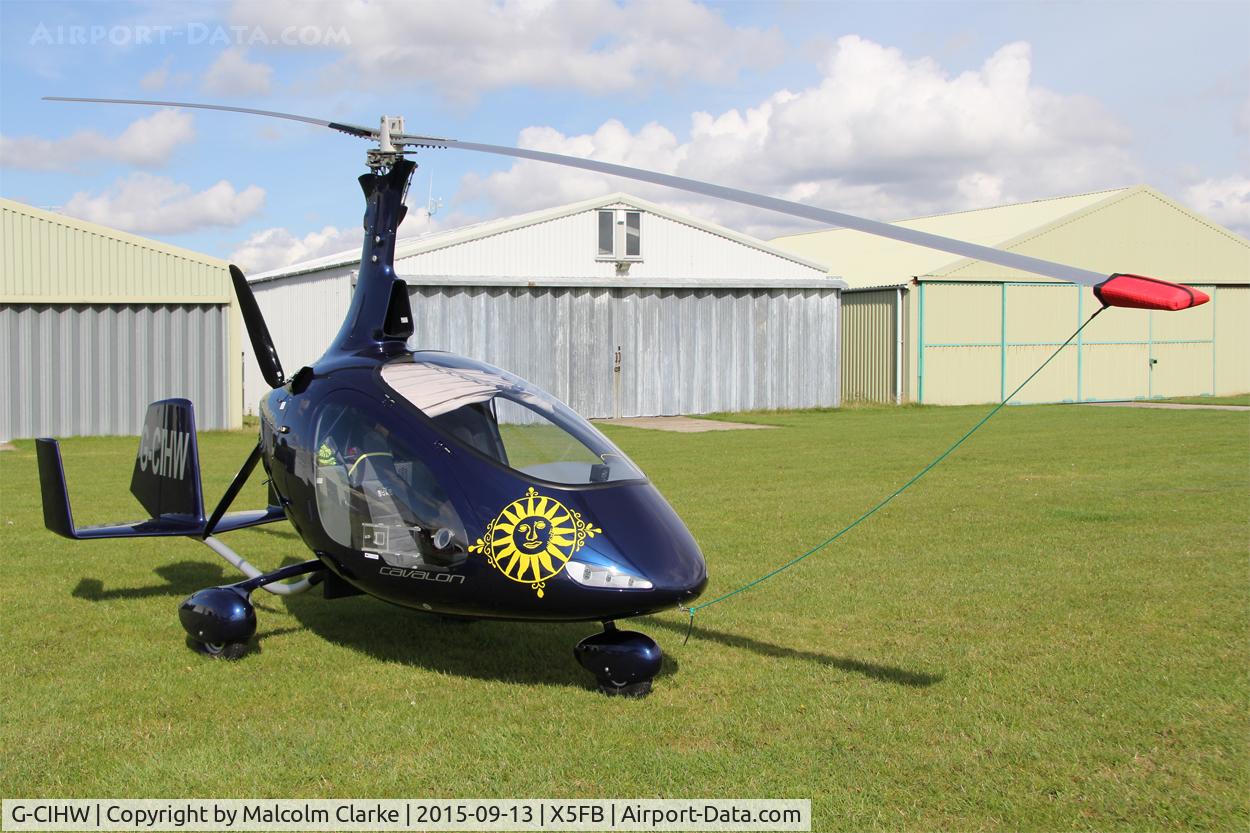 G-CIHW, 2014 Rotorsport UK Cavalon C/N RSUK/CVLN/010, Rotorsport UK Cavalon at Fishburn Airfield, September 13th 2015.
