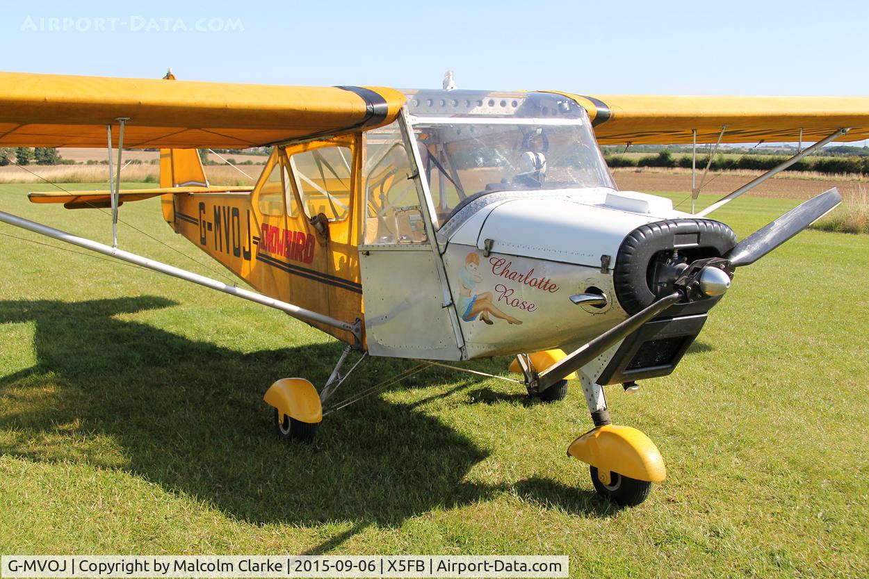 G-MVOJ, 1989 Noble-Hardman Snowbird Mk.IV C/N SB-019, Medway Hybred 44XLR, Fishburn Airfield, September 6th 2015.