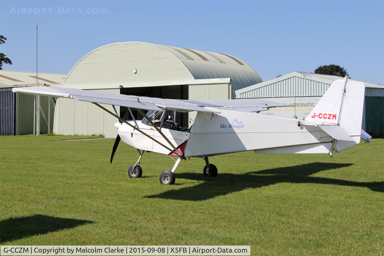 G-CCZM, 2004 Skyranger 912S(1) C/N BMAA/HB/372, Skyranger 912S(1), Fishburn Airfield, September 8th 2013.