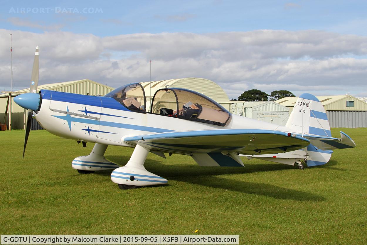 G-GDTU, 1983 Mudry CAP-10B C/N 193, Mudry CAP-10B, Fishburn Airfield, September 5th 2015.
