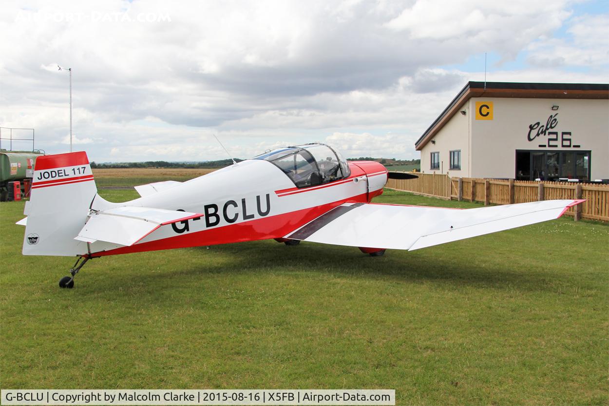 G-BCLU, 1957 SAN Jodel D-117 C/N 506, SAN Jodel D-117 at Fishburn Airfield, August 16th 2015.