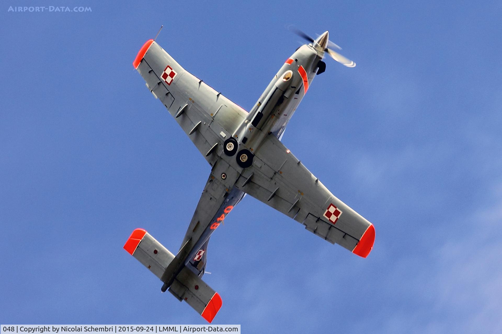 048, PZL-Okecie PZL-130TC-1 Turbo Orlik C/N 04010048, Arrival for the Malta International Airshow 2015