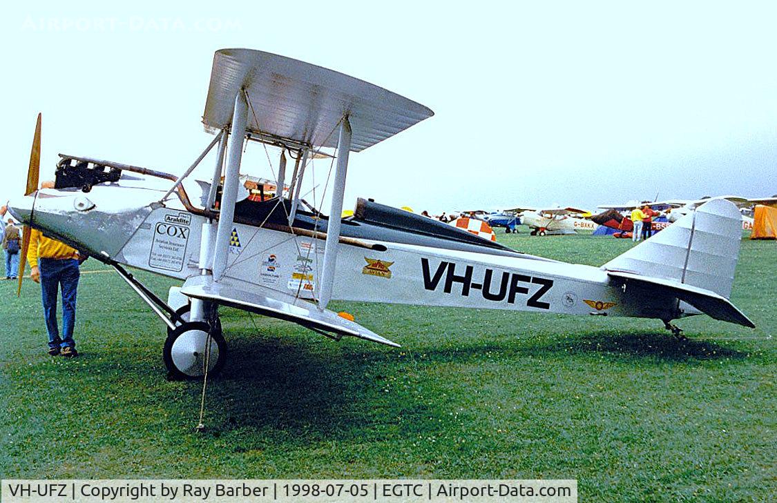 VH-UFZ, 1927 Avro 594 Avian IV C/N R3/AV/127, Avro 594 Avian II [R3/AV/127] Cranfield~G 05/07/1998