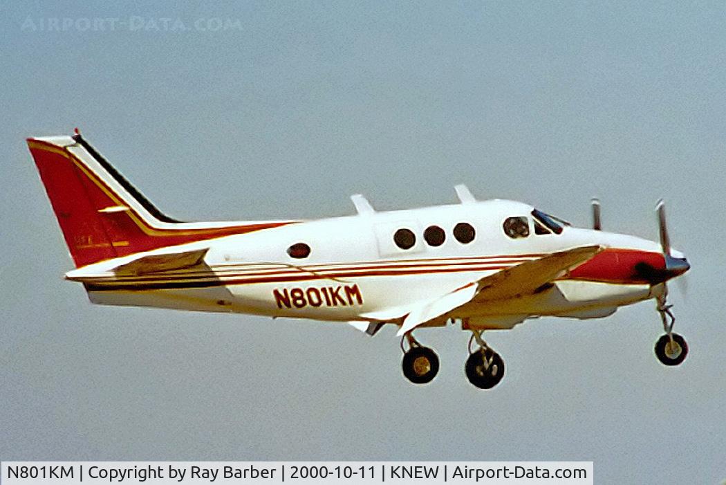 N801KM, 1966 Beech 65-A90 C/N LJ-218, Beech A90 King Air [LJ-218] New Orleans-Lakefront ~N 11/10/2000