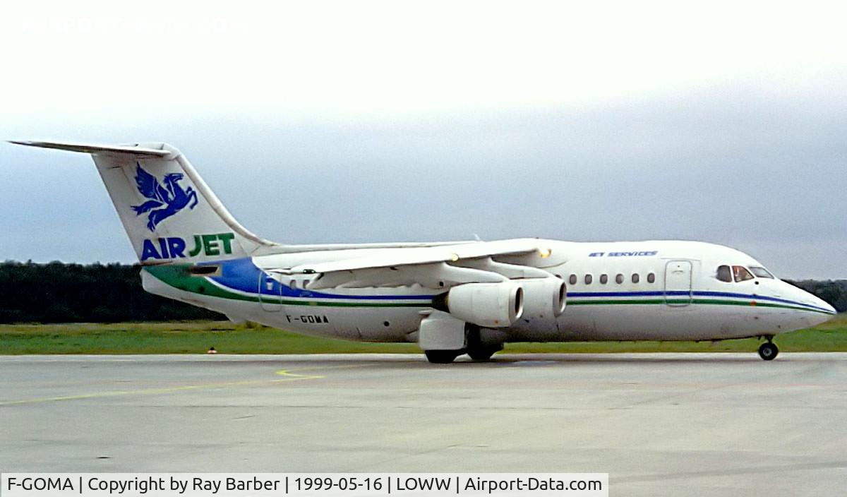 F-GOMA, 1993 British Aerospace BAe.146-200QC C.3 Quick Change C/N E2211, BAe 146-200QC [E2211] (Air Jet)  Vienna-Schwechat~OE 16/05/1999