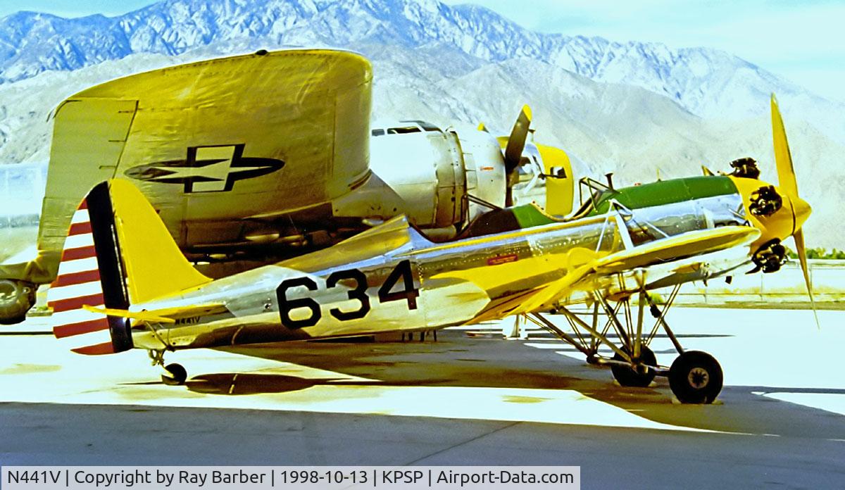 N441V, 1941 Ryan Aeronautical ST3KR C/N 1579, Ryan PT-22 Recruit [1579] Palm Springs-International~N 13/10/1998