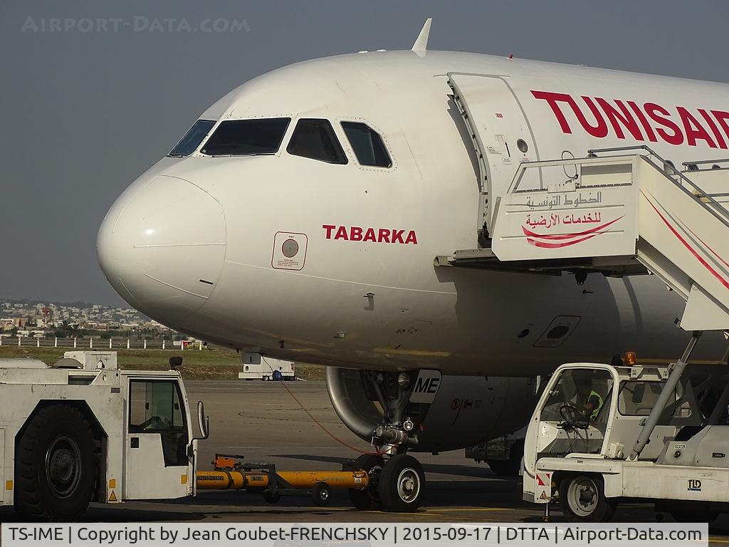 TS-IME, 1990 Airbus A320-211 C/N 123, Tabarka from Bordeaux