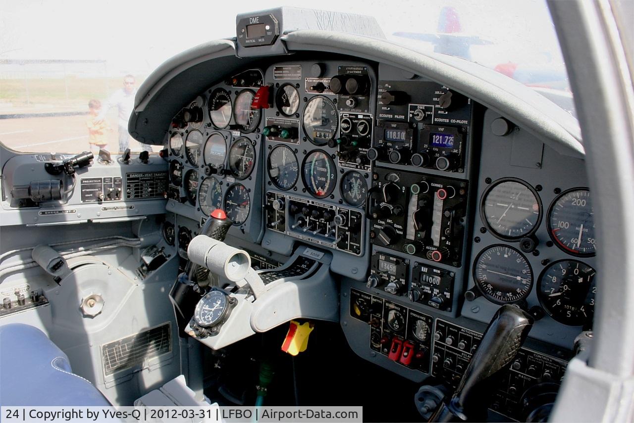 24, 1958 Morane-Saulnier MS-760 Paris IR C/N 24, Morane-Saulnier MS.760 Paris 1R, Close view of cockpit, Preserved at Les Ailes anciennes Museum, Toulouse -Blagnac (LFPO)