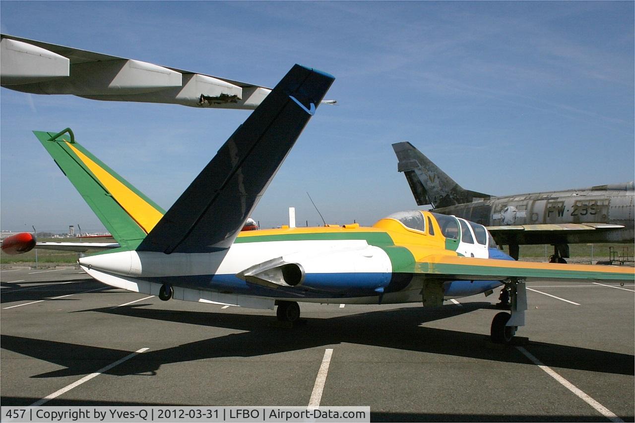 457, Fouga CM-170R Magister C/N 457, Fouga CM-170R Magister, Preserved at Les Ailes anciennes Museum, Toulouse -Blagnac (LFPO)