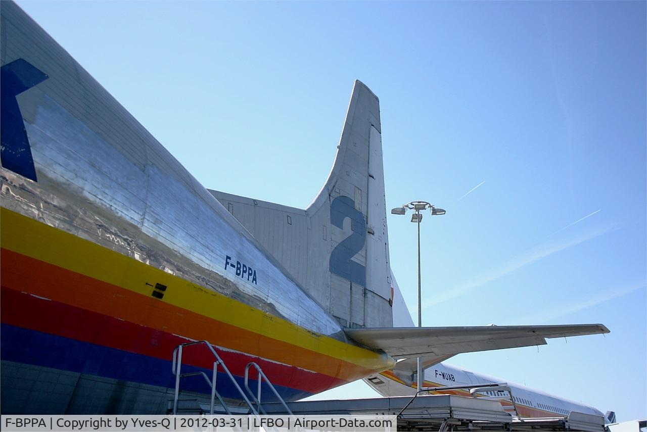 F-BPPA, 1969 Aero Spacelines 377SGT Super Guppy Turbine C/N 0002, Aero-spacelines SUPER GUPPY 377 SGT-201, Preserved at Les Ailes Anciennes Museum, Toulouse-Blagnac (LFBO)